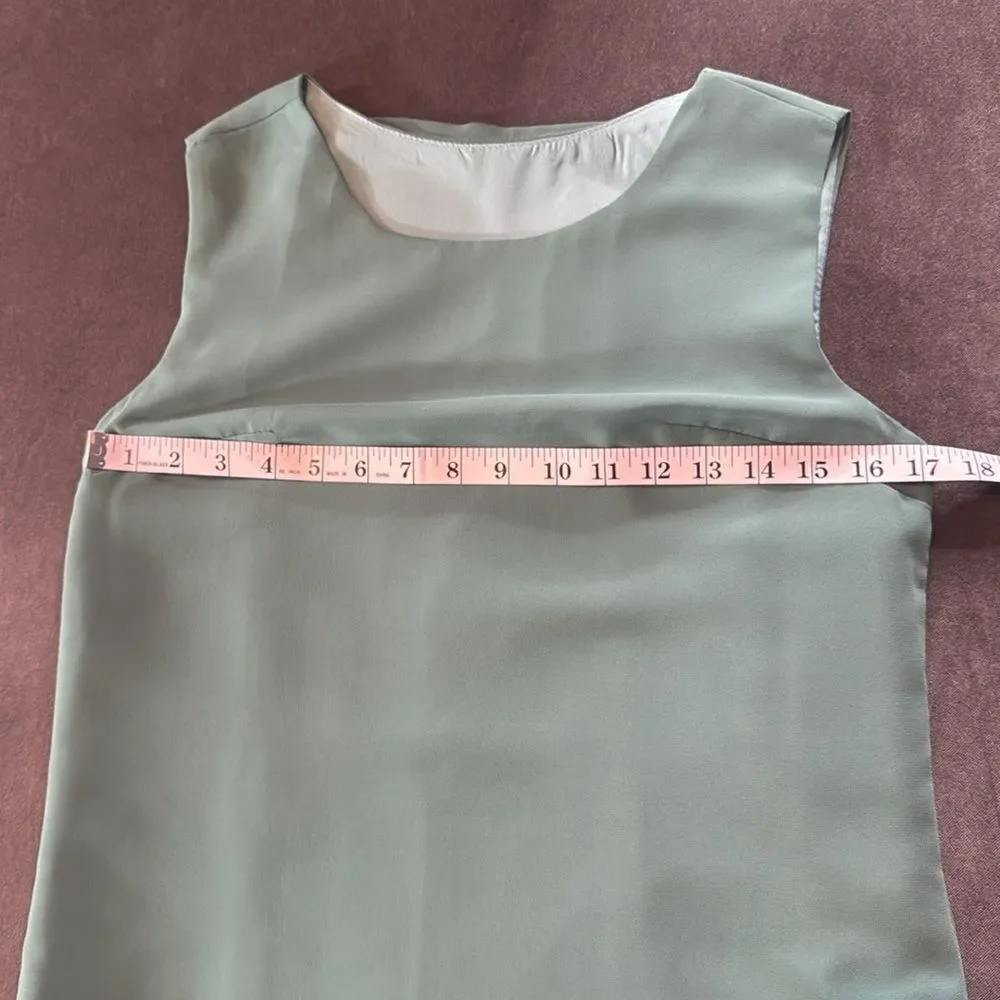 Women’s Green Chiffon 3 Piece Mother of the Bride Formal Pant Suit Size 2